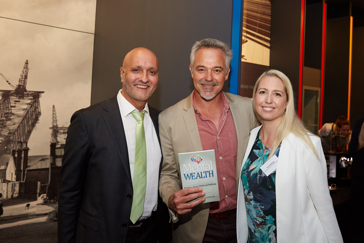 Cameron Daddo - Actor and Producer with Emi, Peter and the Mental Wealth book