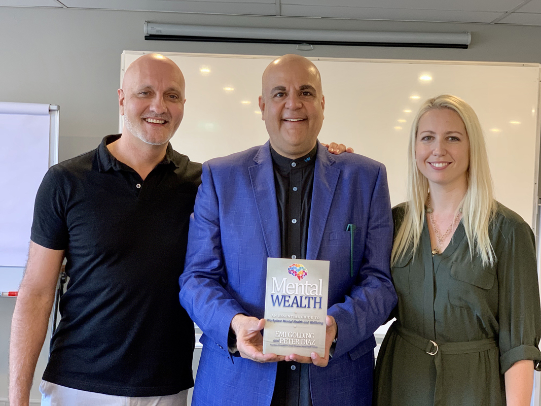 Vikas Malkani’s (World’s #1 Wisdom Coach) from Singapore with the authors of Mental Wealth book